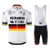 Completo Maglia + Pantaloncino con bretelle 2020 Team Jumbo-Visma Campionati del mondo UCI N001